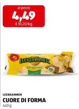 ALDI Leerdammer cuore di forma offerta
