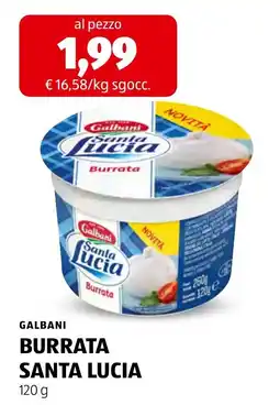ALDI Galbani Burrata Santa Lucia offerta