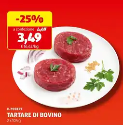 ALDI Il podere tartare di bovino offerta