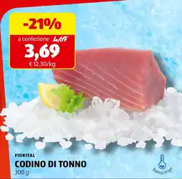 ALDI Fiorital Codino di Tonno offerta