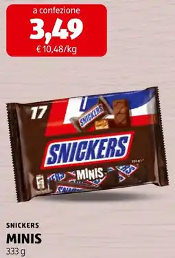 ALDI Snickers Minis offerta