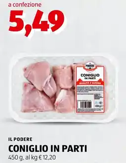 ALDI Il Podere coniglio in parti offerta