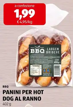 ALDI BBQ Panini per hot dog al ranno offerta