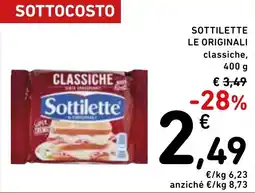 Spazio Conad Sottilette classiche offerta