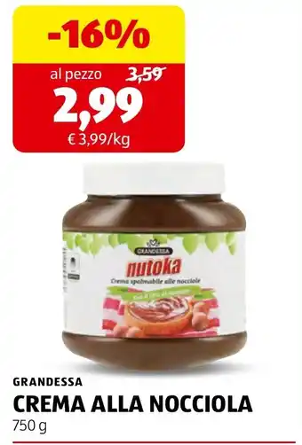 Grandessa crema alla nocciola