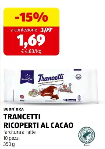 Trancetti Ricoperti al Cacao