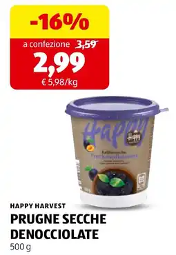 ALDI Happy Harvest prugne secche denocciolate offerta
