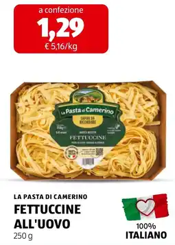 ALDI La Pasta di Camerino Fettuccine all'uovo offerta