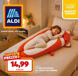 ALDI Cuscino per riposo sul fianco per bambini offerta