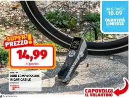ALDI Mini compressore ricaricabile Ride + Go offerta