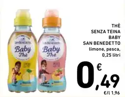 Spazio Conad Baby Thè San Benedetto offerta