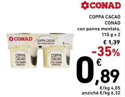 Spazio Conad Coppa cacao Conad offerta