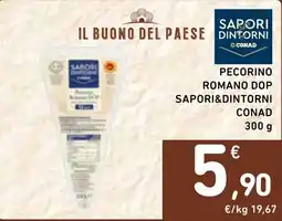 Spazio Conad Pecorino romano dop sapori&dintorni offerta
