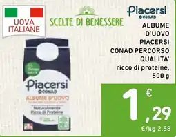 Spazio Conad Album d'uovo Piacersi offerta