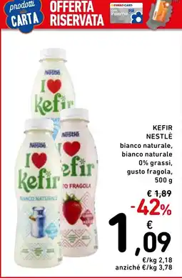 Spazio Conad Kefir Nestlé offerta