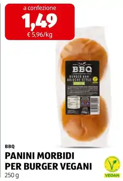 ALDI BBQ Panini morbidi per burger vegani offerta