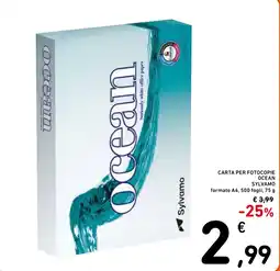 Spazio Conad Carta per fotocopie Ocean Sylvamo offerta