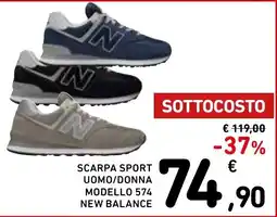 Spazio Conad Scarpe sport uomo/donna modello 574 new balance offerta