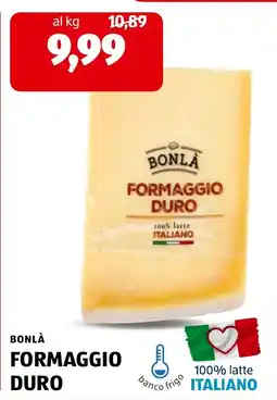 ALDI Bonlà Formaggio Duro offerta