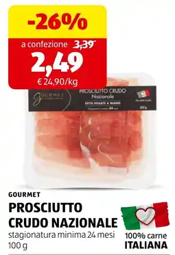 ALDI Gourmet Prosciutto Crudo Nazionale offerta