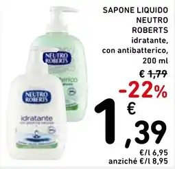 Spazio Conad Sapone liquido neutro Roberts idratante offerta