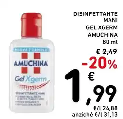 Spazio Conad Gel Xgerm Amuchina offerta