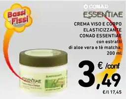 Spazio Conad Crema viso e corpo elasticizzante Conad Essentiae offerta