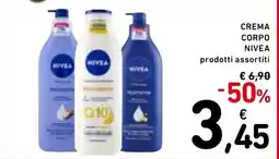 Spazio Conad Crema corpo Nivea offerta