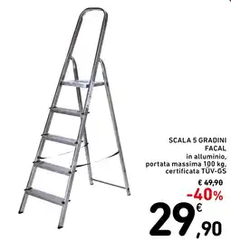 Spazio Conad Scala 5 gradini Facal offerta