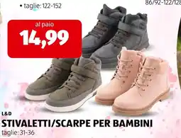 ALDI L&D STIVALETTI/SCARPE PER BAMBINI offerta