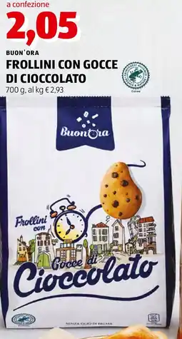 ALDI Frollini con Gocce di Cioccolato Buon'Ora offerta