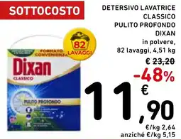 Spazio Conad Detersivo lavatrice classico Dixan offerta