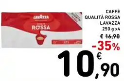 Spazio Conad Caffè qualità rossa Lavazza offerta