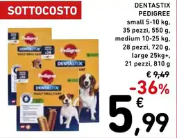 Spazio Conad Dentastix Pedigree offerta