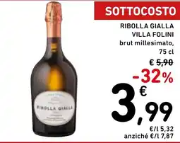 Spazio Conad Ribolla Gialla Villa Folini offerta