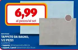 ALDI Tappeto da bagno offerta