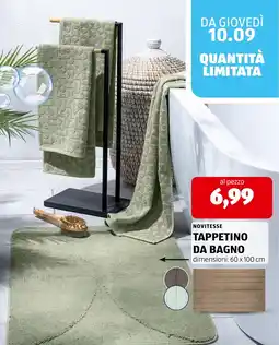 ALDI Novitesse Tappetino da bagno offerta