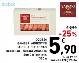 Spazio Conad Gamberi Argentini Saporidee Conad offerta