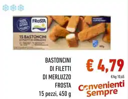 Spazio Conad Bastoncini di filetti di merluzzo Frosta offerta