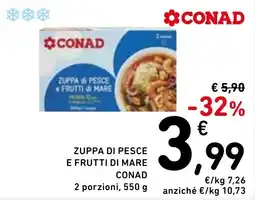 Spazio Conad Zuppa di pesce e frutti di mare Conad offerta