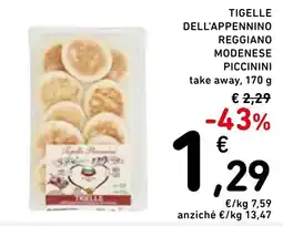 Spazio Conad Tigelle dell'Appennino Reggiano Modenese Piccinini offerta