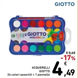 Spazio Conad Acquerelli Giotto offerta