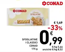 Spazio Conad Sfogliatine i classici Conad offerta