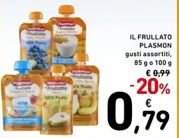 Spazio Conad Il frullato Plasmon offerta