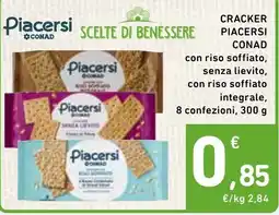 Spazio Conad Cracker Piacersi Conad offerta