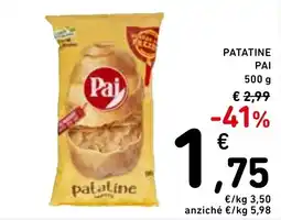 Spazio Conad Patatine Pai offerta