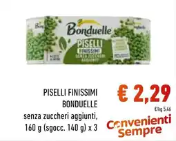 Spazio Conad Piselli finissimi Bonduelle offerta