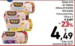 Spazio Conad Insalata di tonno insalatissime Rio Mare offerta