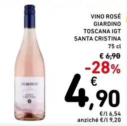Spazio Conad Vino rosé Giardino offerta