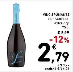 Spazio Conad Vino spumante freschello extra dry offerta